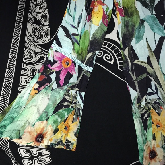 Nanette Lepore Swim coverup flower print new Sz XS - Picture 3 of 6